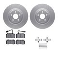 Dynamic Friction Co 4312-47035, Geospec Rotors with 3000 Series Ceramic Brake Pads includes Hardware, Silver 4312-47035